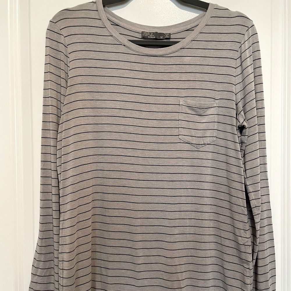 Stripe Prana Long Sleeve